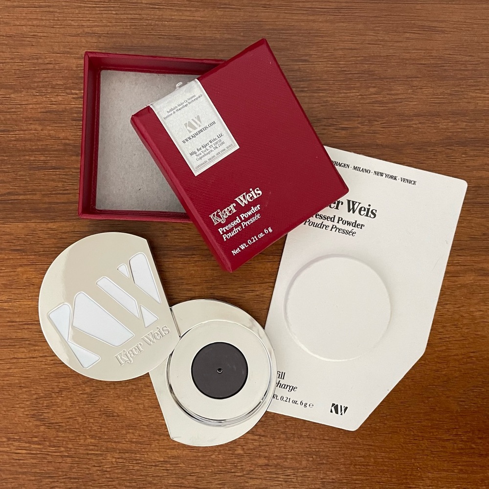 Kjaer Weis Translucent Powder Refill and Iconic Compact
